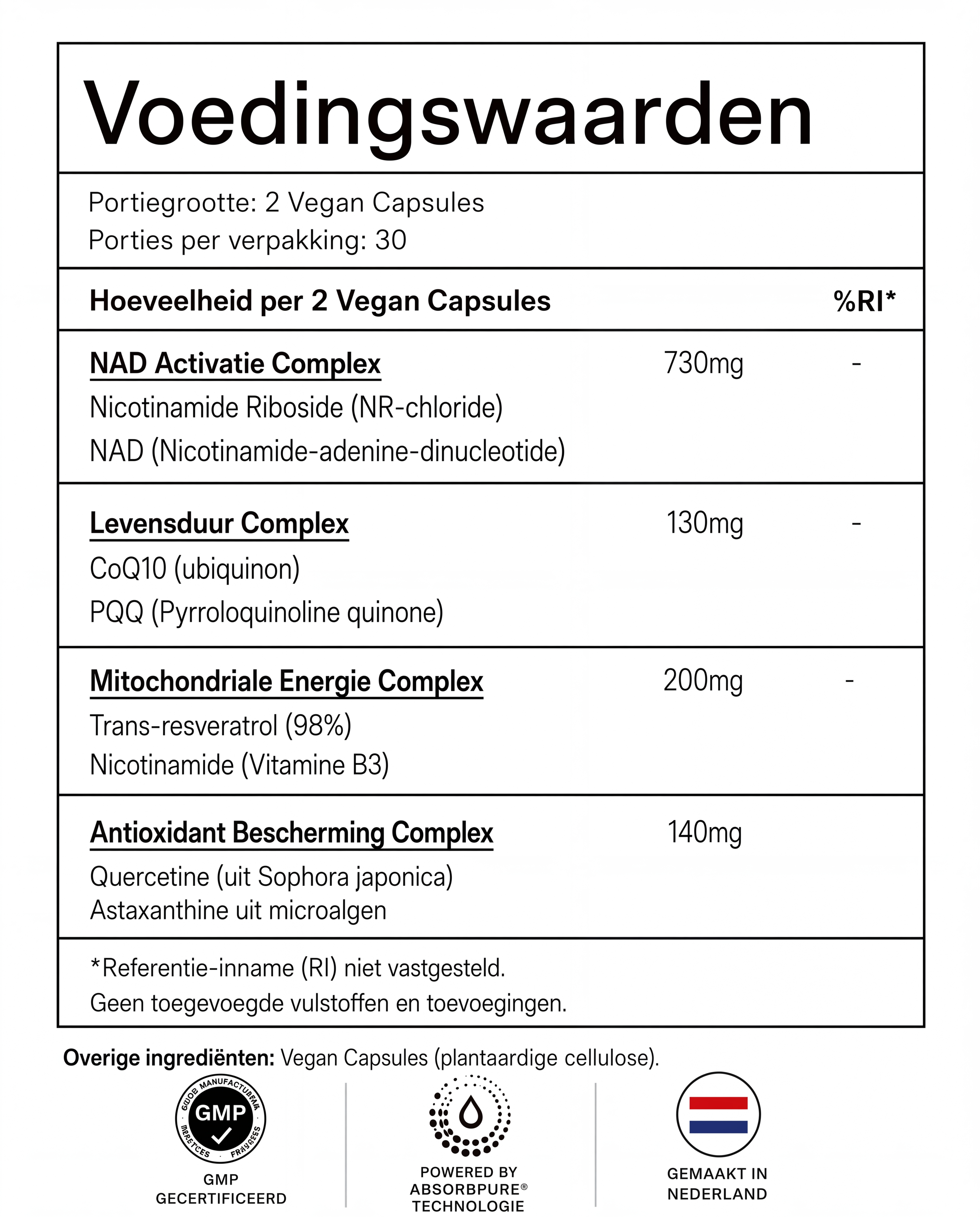 PureLabs NAD+ Vitality